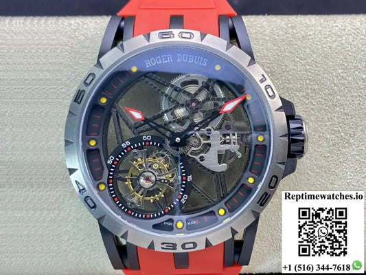 Roger Dubuis Excalibur RDDBEX0549 BBR Factory Tourbillon Titanium Case - Watches