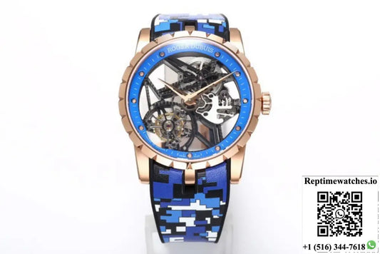 Roger Dubuis Excalibur RDDBEX0940 NEW Factory Rose Gold Bezel