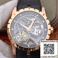 Roger Dubuis Excalibur Skeleton Flying Tourbillon RDDBEX0392 Grey Skeleton Dial - Watches