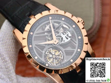 Roger Dubuis Excalibur Skeleton Flying Tourbillon RDDBEX0392 Grey Skeleton Dial - Watches