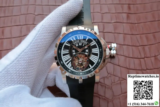 Roger Dubuis Hommage Tourbillon JB Factory Black Dial AI Factory