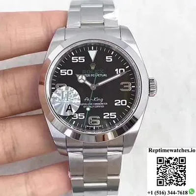 Rolex Air-King 116900 Jf Factory Black Dial-Rep Time Watches