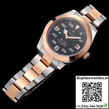 Rolex Air-King 116900 Rose Gold JF Factory Black Dial - Watches