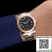 Rolex Air-King 116900 Rose Gold JF Factory Black Dial - Watches