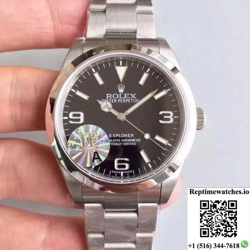 Rolex Air King M116900-0002 Jf Factory Black Dial-Rep Time Watches