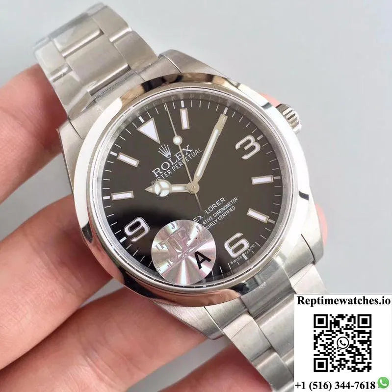 Rolex Air King M116900-0002 Jf Factory Black Dial-Rep Time Watches