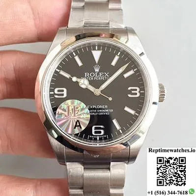 Rolex Air King M116900-0002 Jf Factory Black Dial-Rep Time Watches