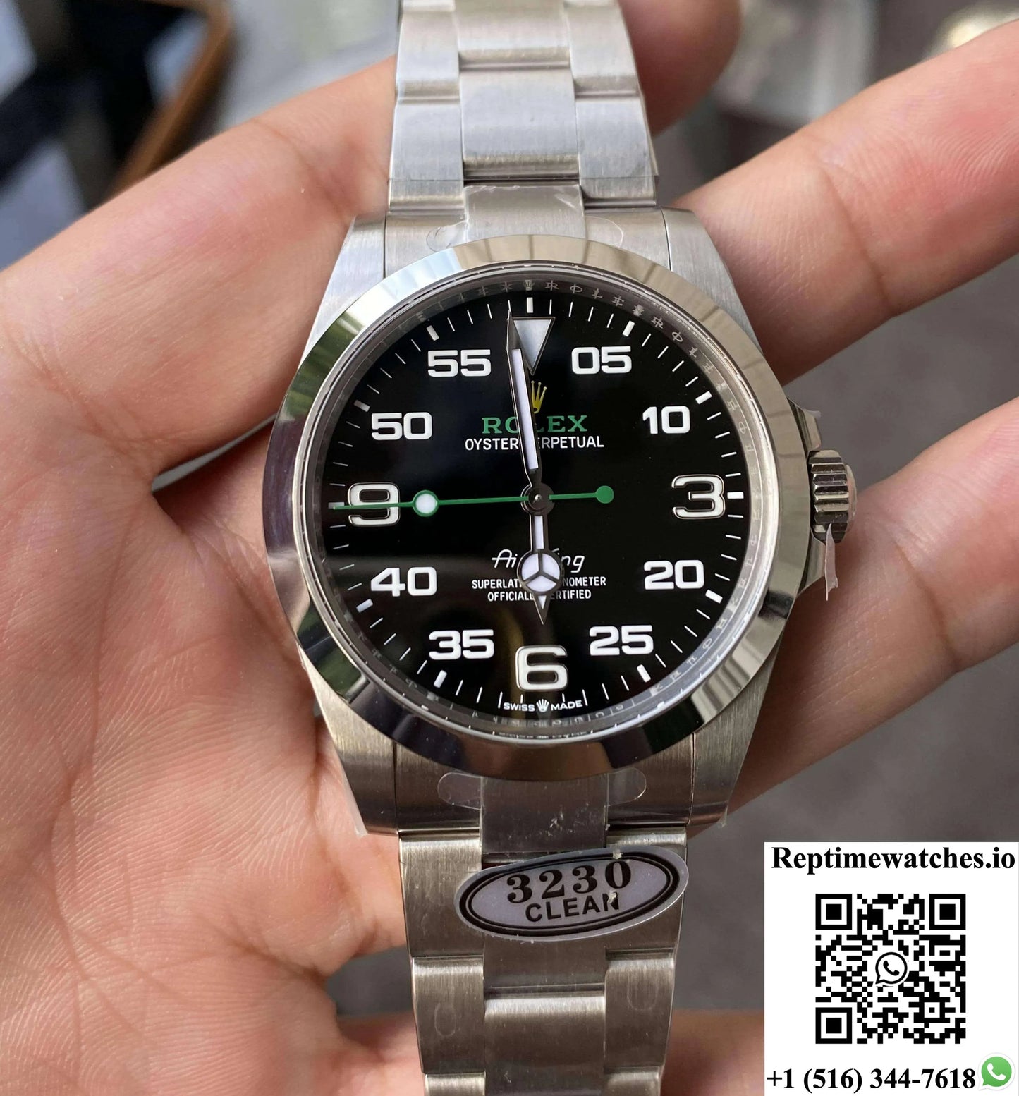 Rolex Air King M126900-0001 Clean Factory Stainless Steel-Rep Time Watches