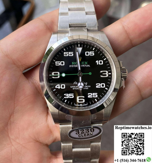Rolex Air King M126900-0001 Clean Factory Stainless Steel-Rep Time Watches
