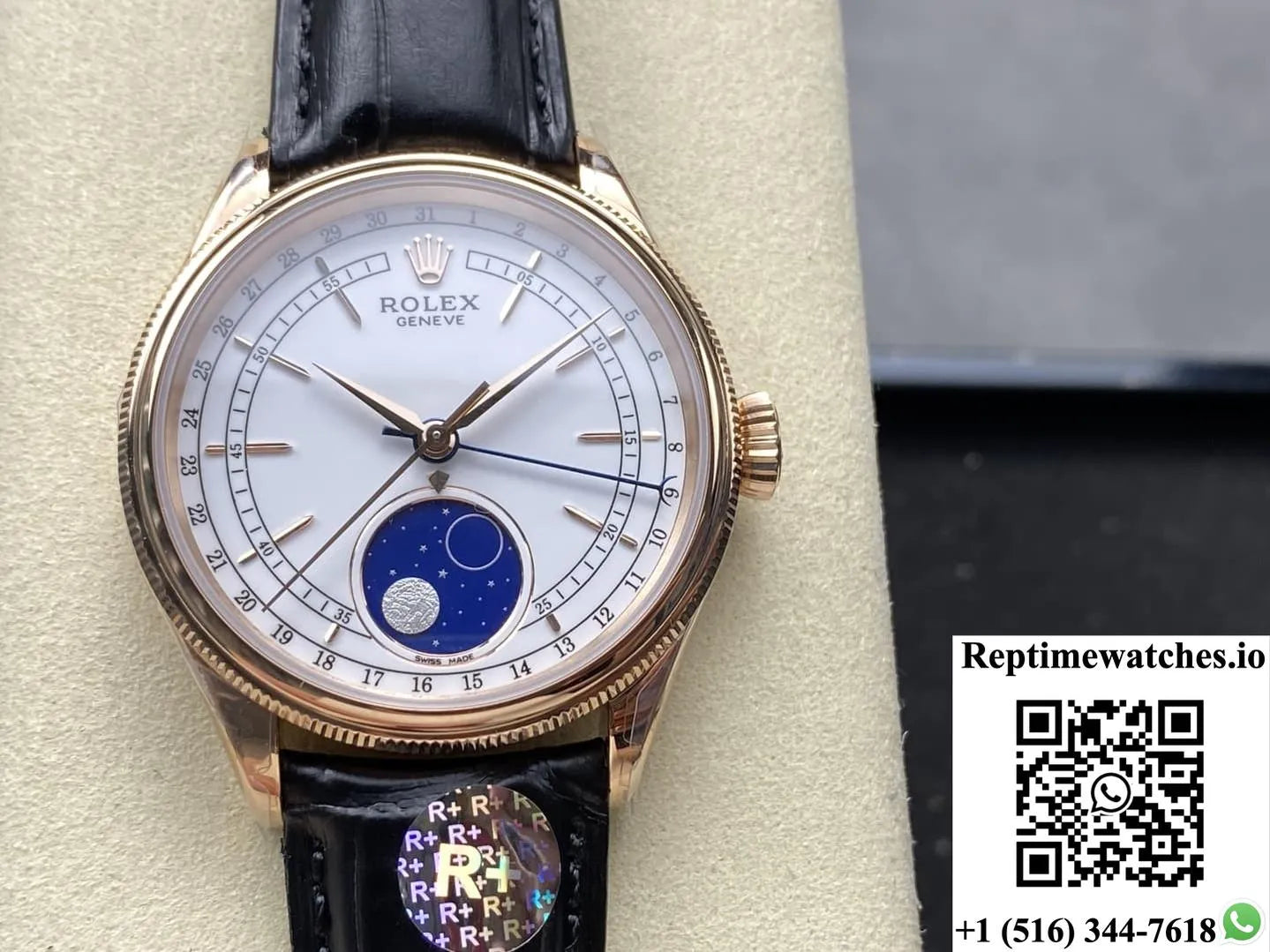 Rolex Cellini M50535-0002 R+ Factory Brown Strap-Rep Time Watches