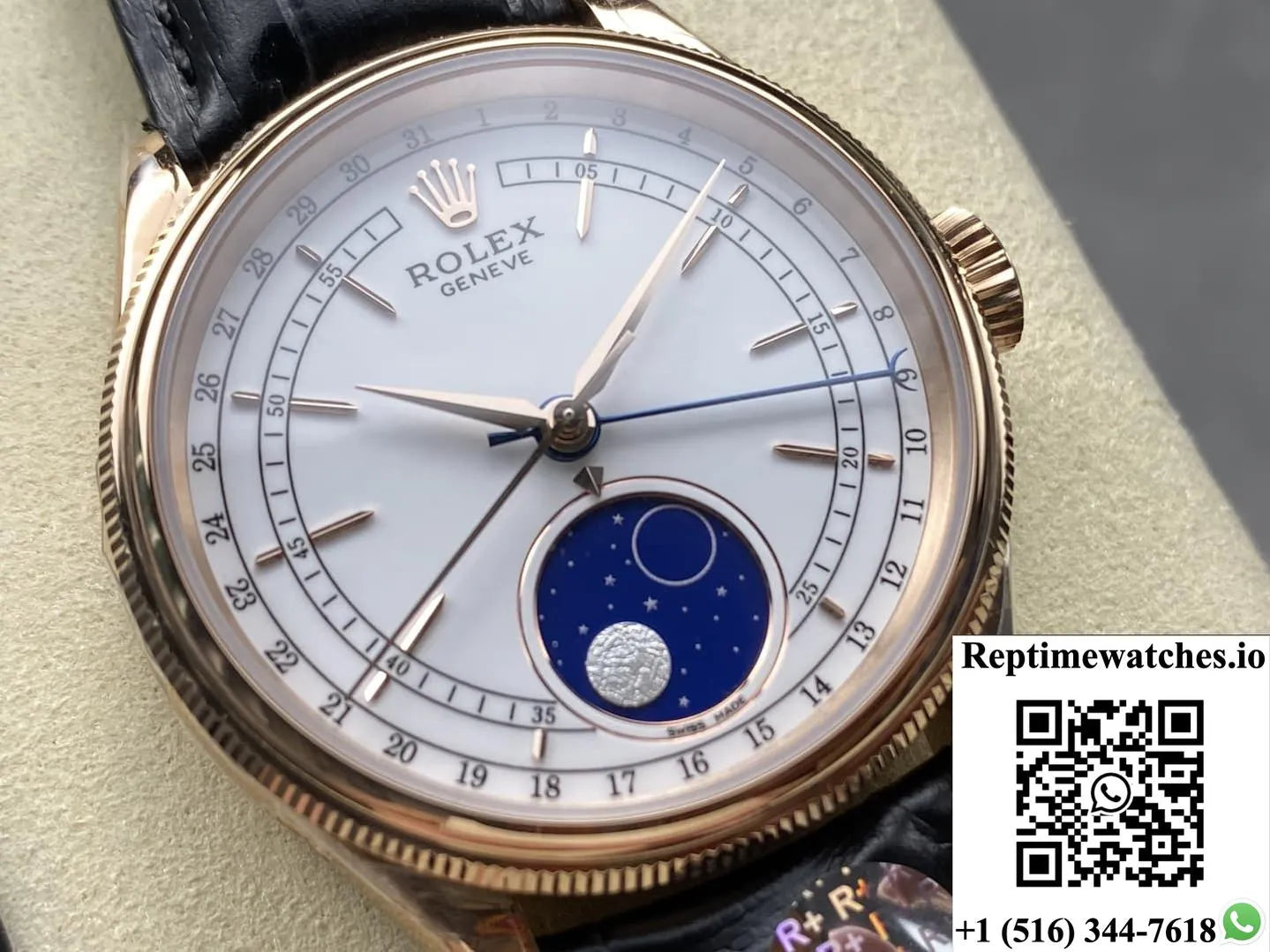 Rolex Cellini M50535-0002 R+ Factory Brown Strap-Rep Time Watches