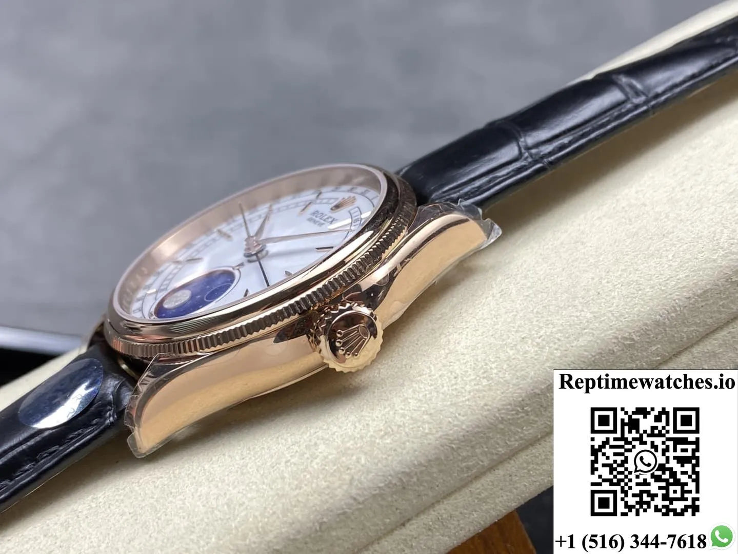 Rolex Cellini M50535-0002 R+ Factory Brown Strap-Rep Time Watches