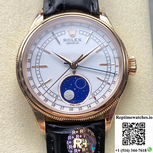 Rolex Cellini M50535-0002 R+ Factory Brown Strap-Rep Time Watches