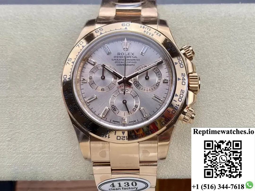 Rolex Cosmograph Daytona 116505 Clean Factory Rose Gold-Rep Time Watches