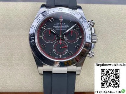Rolex Cosmograph Daytona 116509 Clean Factory Black Dial-Rep Time Watches