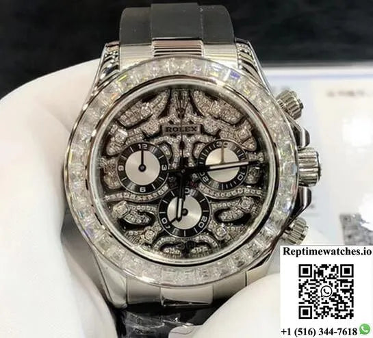Rolex Cosmograph Daytona 116588 Noob Factory Diamond Dial-Rep Time Watches
