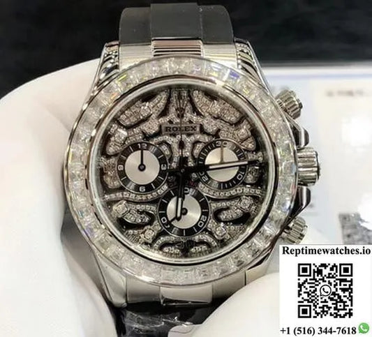 Rolex Cosmograph Daytona 116588 Noob Factory Diamond Dial-Rep Time Watches