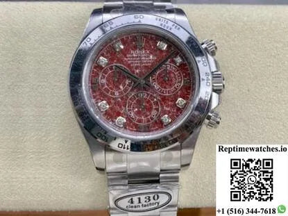 Rolex Cosmograph Daytona 116589 Clean Factory Pomegranate Dial-Rep Time Watches