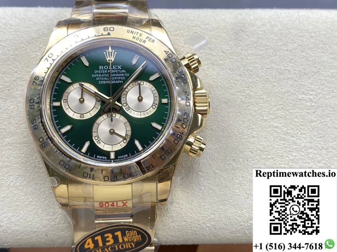 Rolex Cosmograph Daytona 126508-0008 Qf Factory Gold Color Case-Rep Time Watches