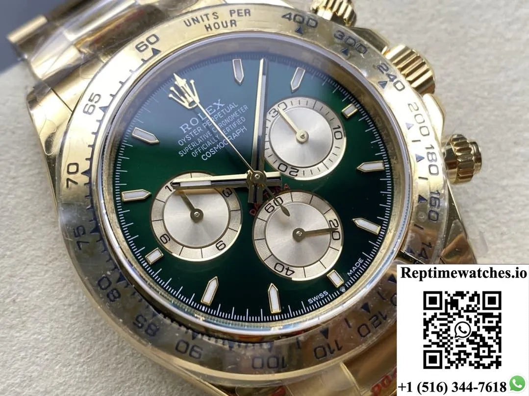 Rolex Cosmograph Daytona 126508-0008 Qf Factory Gold Color Case-Rep Time Watches