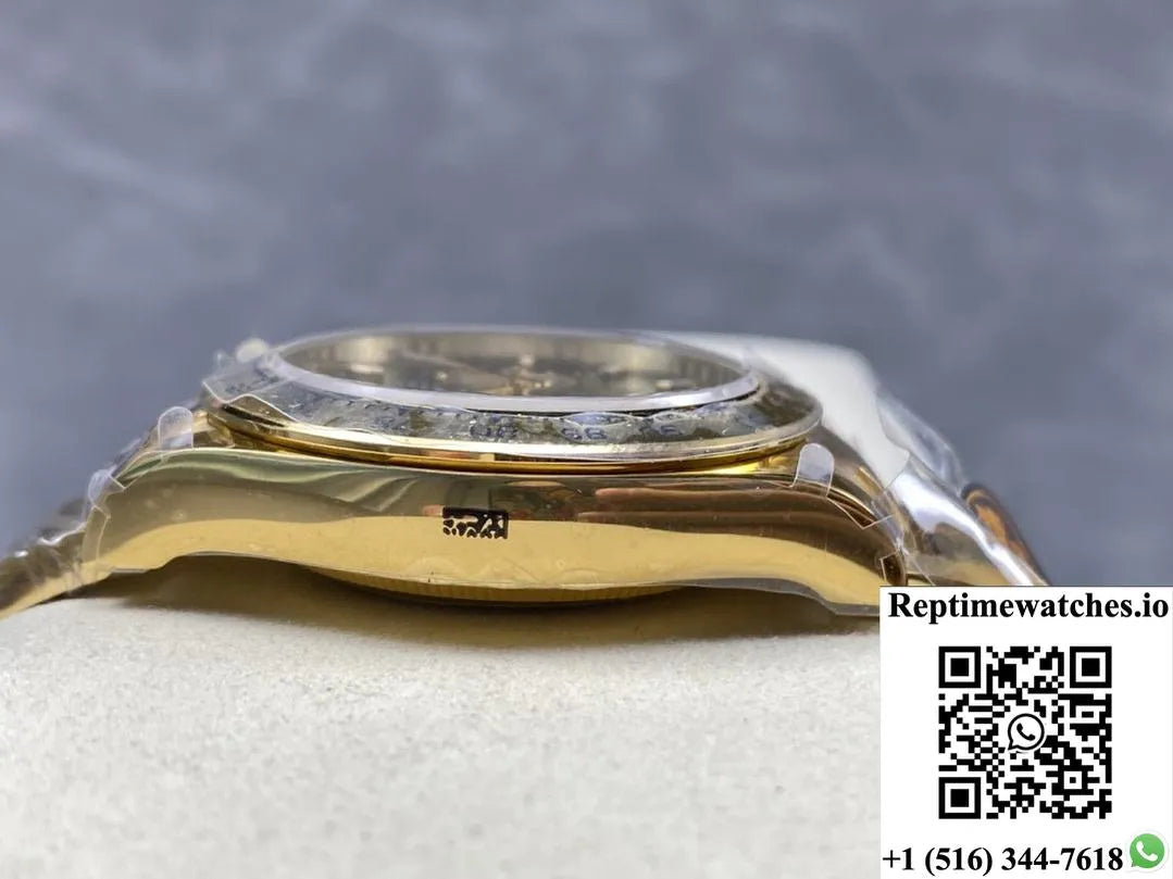Rolex Cosmograph Daytona 126508-0008 Qf Factory Gold Color Case-Rep Time Watches