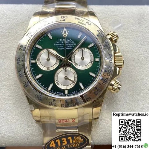 Rolex Cosmograph Daytona 126508-0008 Qf Factory Gold Color Case-Rep Time Watches