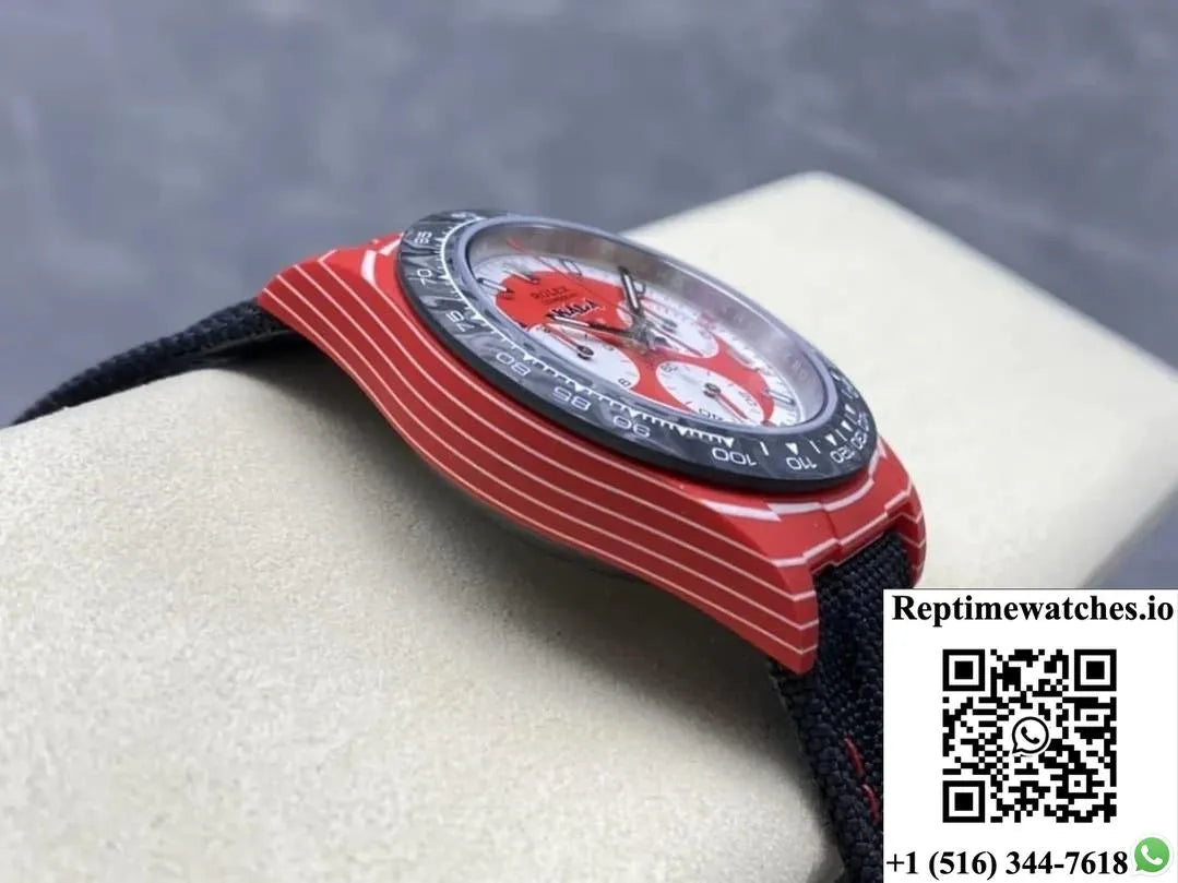 Rolex Cosmograph Daytona Diw Factory Red Dial-Rep Time Watches