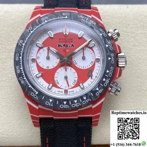 Rolex Cosmograph Daytona Diw Factory Red Dial-Rep Time Watches