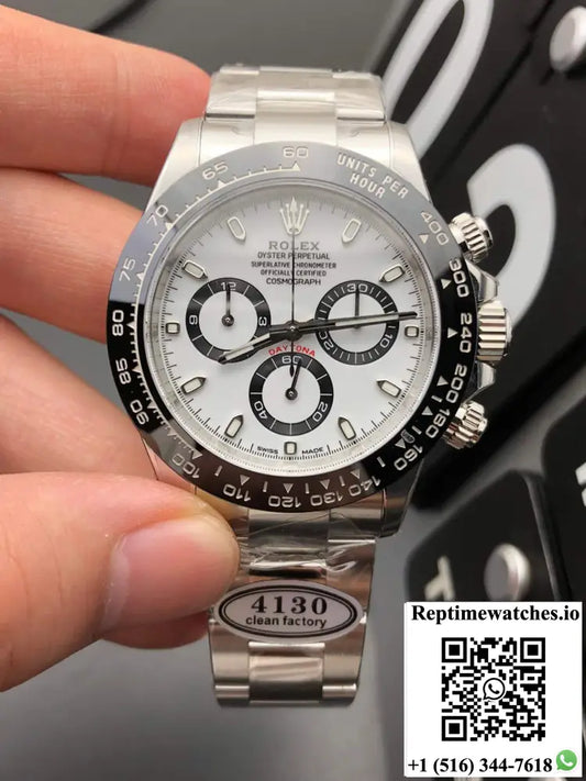 Rolex Cosmograph Daytona M116500LN-0001 Clean Factory V2 Stainless Steel White Dial - Watches