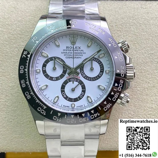 Rolex Cosmograph Daytona M116500Ln-0001 Clean Factory White Dial-Rep Time Watches