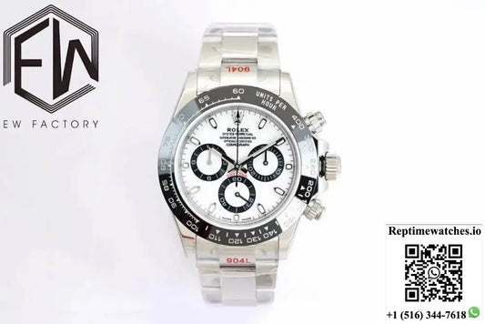 Rolex Cosmograph Daytona M116500LN-0001 EW Factory White Dial - Watches