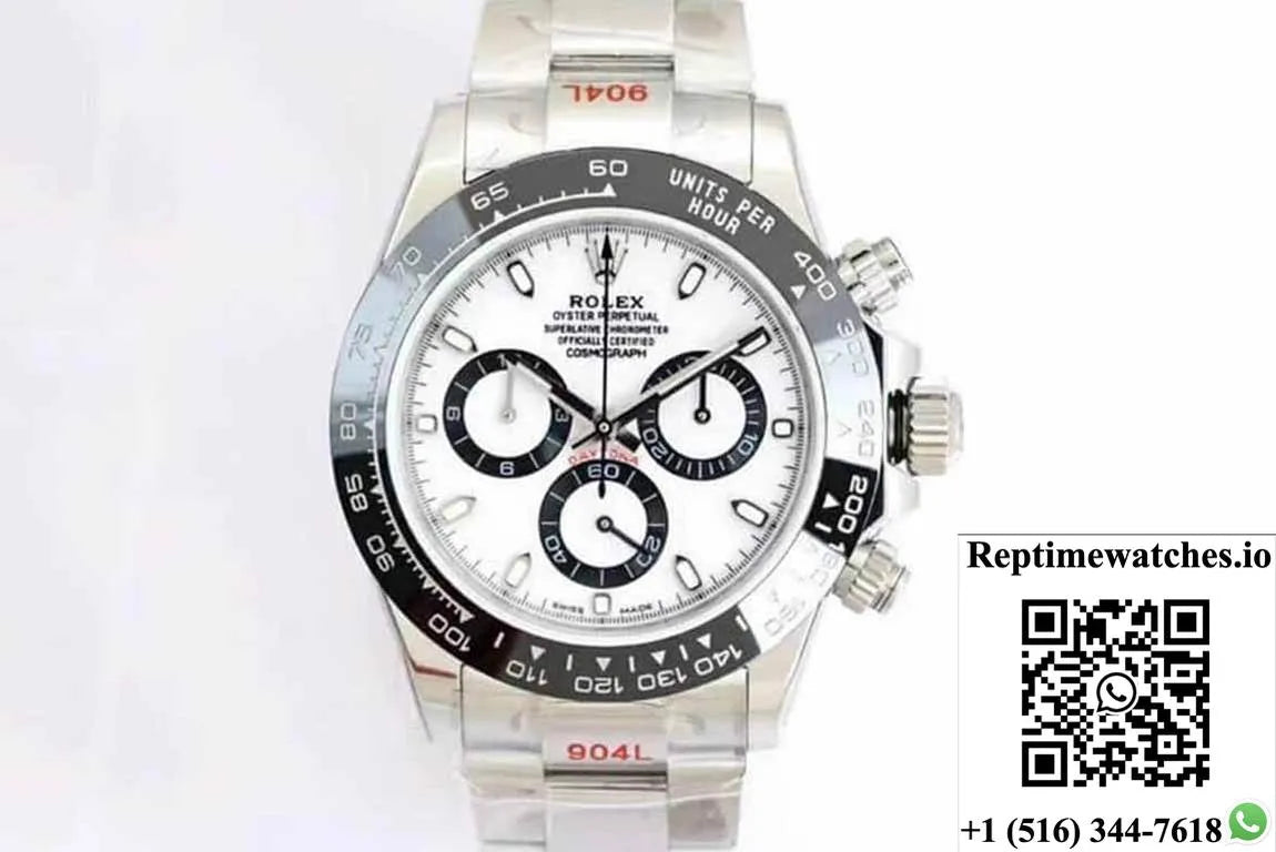 Rolex Cosmograph Daytona M116500Ln-0001 Ew Factory White Dial-Rep Time Watches