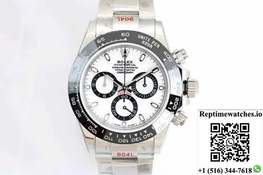 Rolex Cosmograph Daytona M116500Ln-0001 Ew Factory White Dial-Rep Time Watches