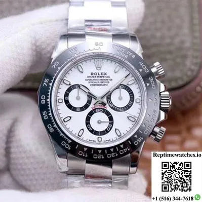 Rolex Cosmograph Daytona M116500Ln-0001 Noob Factory 4130 Movement-Rep Time Watches