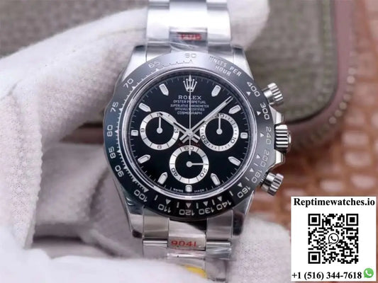 Rolex Cosmograph Daytona M116500LN-0002 Noob Factory 4130 Movement AI Factory