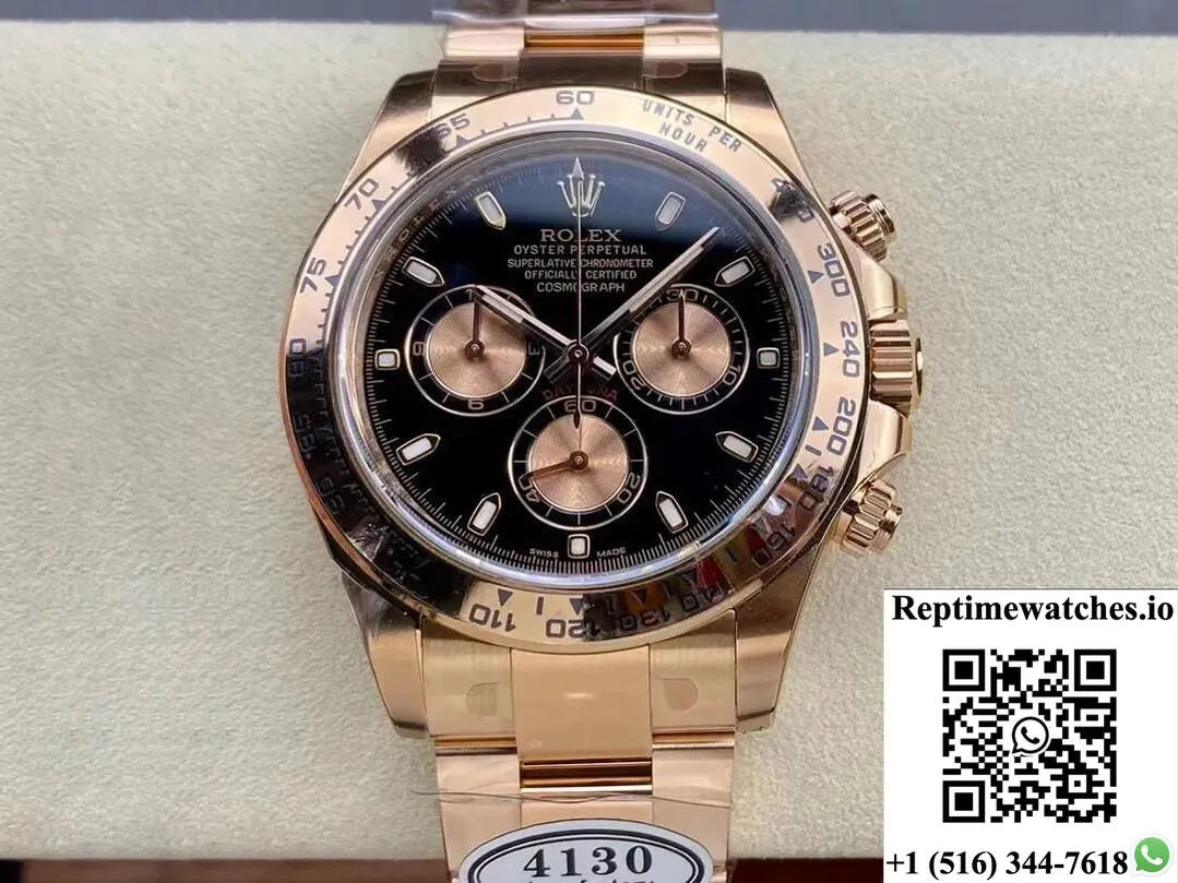 Rolex Cosmograph Daytona M116505-0008 Clean Factory Black Dial-Rep Time Watches