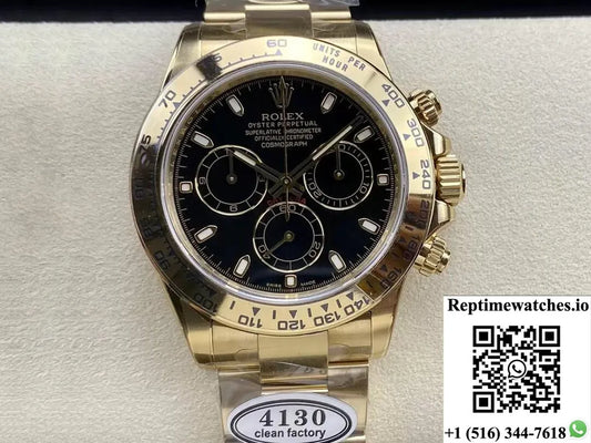 Rolex Cosmograph Daytona M116508-0004 Clean Factory Gold Case-Rep Time Watches