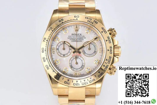 Rolex Cosmograph Daytona M116508-0007 Clean Factory Yellow Gold-Rep Time Watches