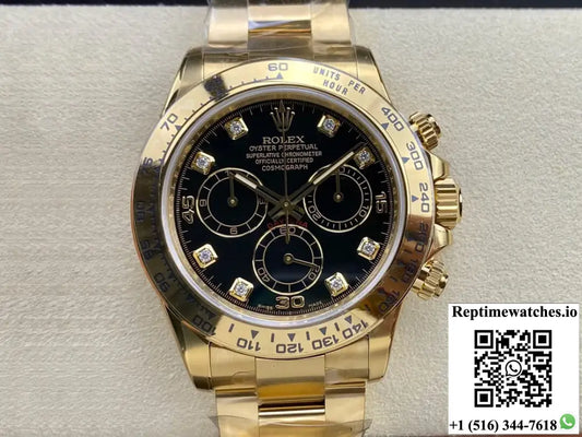 Rolex Cosmograph Daytona M116508-0008 Clean Factory Diamond-set Dial - Watches