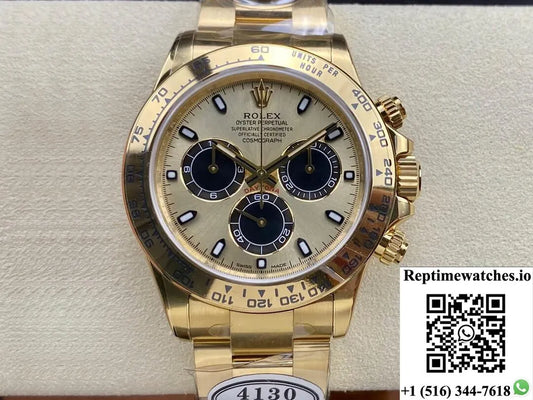 Rolex Cosmograph Daytona M116508-0014 Clean Factory Champagne Dial-Rep Time Watches