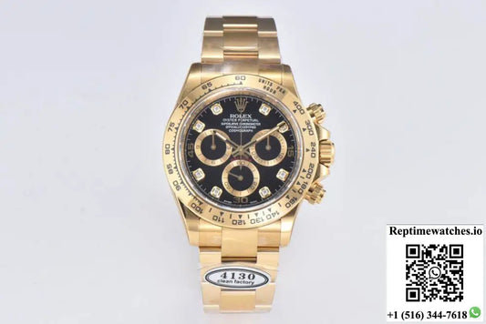 Rolex Cosmograph Daytona M116508-0016 Clean Factory Diamond Dial - Watches