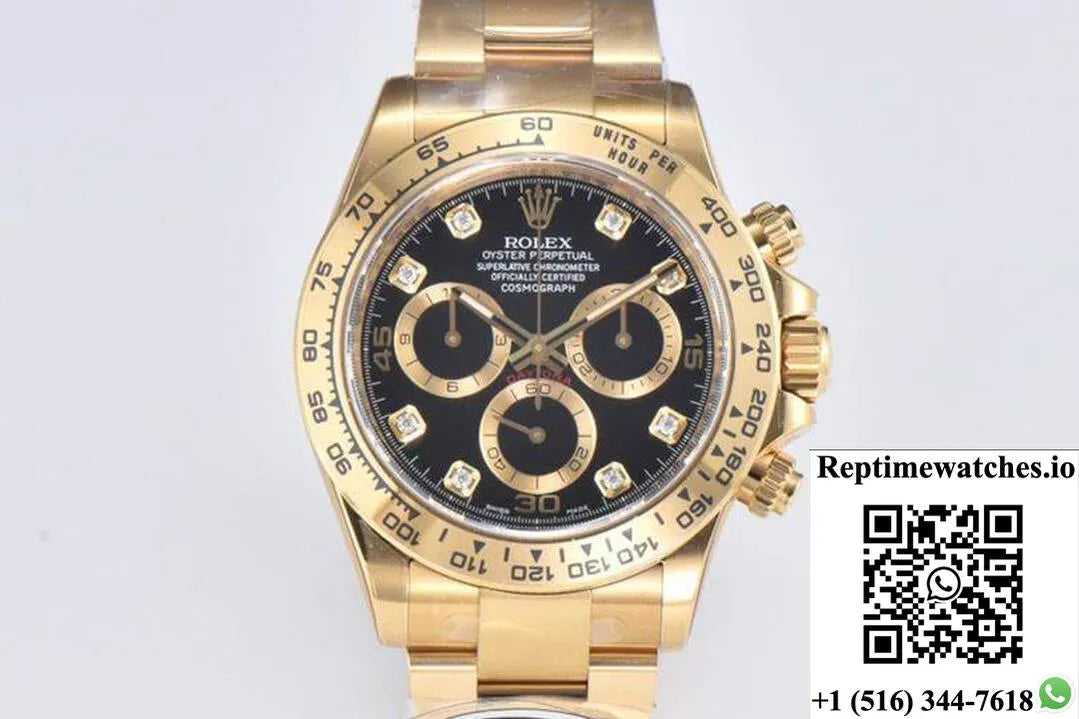 Rolex Cosmograph Daytona M116508-0016 Clean Factory Diamond Dial-Rep Time Watches