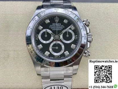 Rolex Cosmograph Daytona M116509-0055 Clean Factory Black Dial-Rep Time Watches