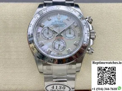 Rolex Cosmograph Daytona M116509-0064 Clean Factory Mother-Of-Pearl Dial-Rep Time Watches