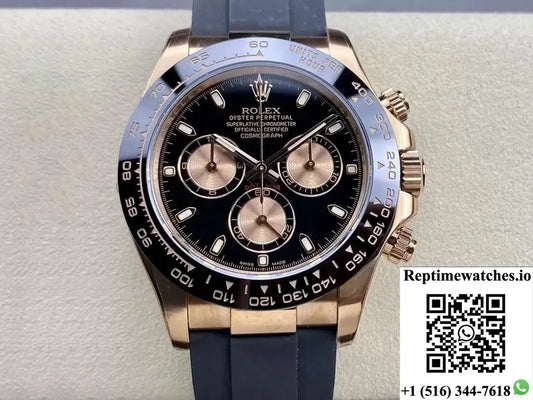 Rolex Cosmograph Daytona M116515Ln-0017 Clean Factory Rose Gold-Rep Time Watches