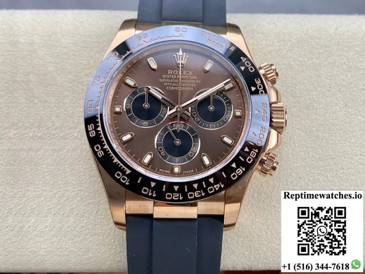 Rolex Cosmograph Daytona M116515LN-0041 Clean Factory Rubber Strap - Watches