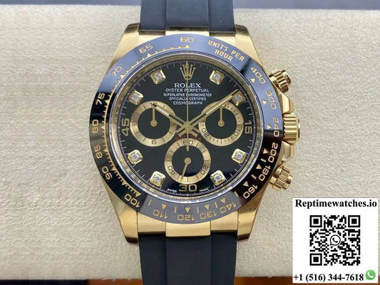 Rolex Cosmograph Daytona M116518ln-0078 Clean Factory Rubber Strap - Watches