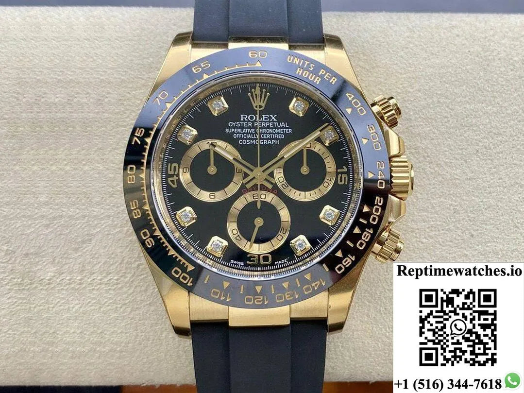 Rolex Cosmograph Daytona M116518Ln-0078 Clean Factory Rubber Strap-Rep Time Watches