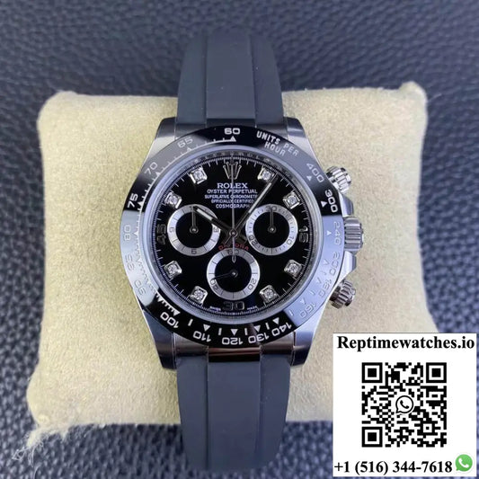 Rolex Cosmograph Daytona M116519LN-0025 Clean Factory Diamond-set Dial - Watches