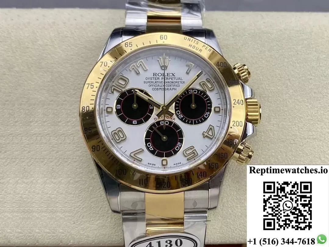Rolex Cosmograph Daytona M116523 Clean Factory White Dial-Rep Time Watches